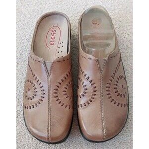Klogs F7 Shoes Women's Size US 11 M Brown Leather Camel Stitched Design 2013 New